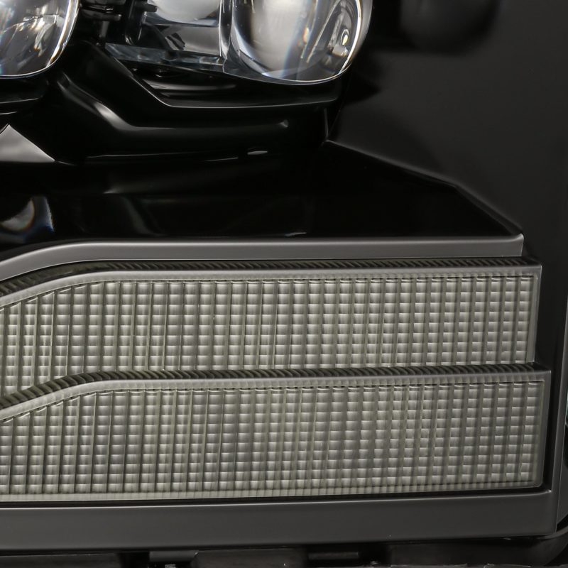 AlphaRex 06-08 Ram 1500HD NOVA LED Proj Headlights Plnk Style Alpha Blk w/Seq