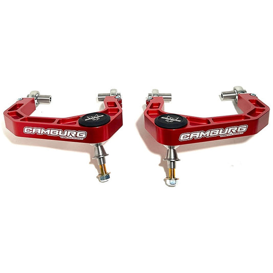 Camburg Ford Bronco 21-23 KINETIK V2 Performance Billet Uniball Upper Arms (Red) CAM-110214-RED