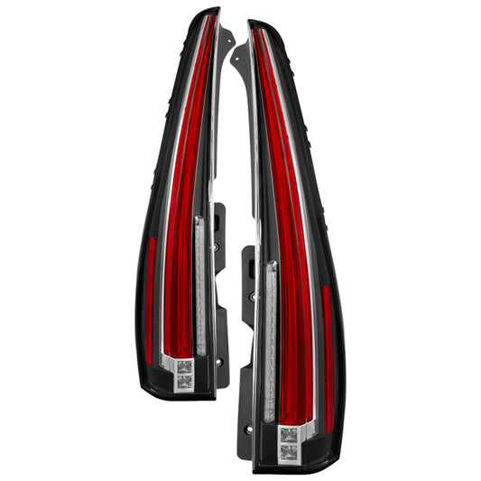 SPYDER xTune 07-14 Chevy Tahoe Suburban and 07-14 GMC Yukon Black LED Tail Lights ALT-ON-CSUB07-2IN1LED-BK 9039751