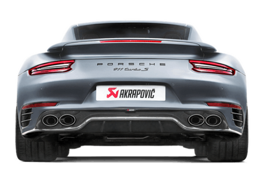 Akrapovic 16-17 Porsche 911 Turbo/Turbo S (991.2) Rear Carbon Fiber Diffuser - High Gloss DI-PO/CA/4/G