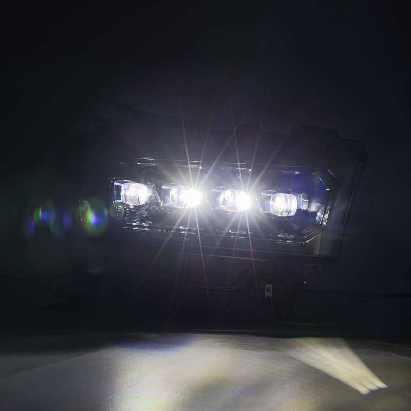 AlphaRex 19-21 Ram 2500 NOVA LED Proj Headlights Plank Style Alpha Blk w/Activ Light/Seq
