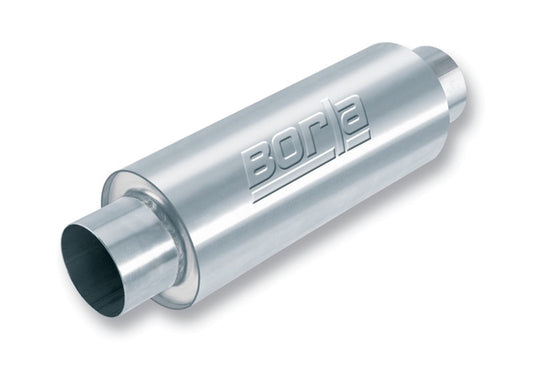 Borla 3.5in Tubing x 6.25in Diameter x 24in Length Multi-Core Center/Center Round Racing Muffler 400261