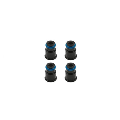 BLOX Racing 14mm Adapter Top (1/2in) w/Viton O-Ring & Retaining Clip (Set of 4) BXEF-AT-14S-4