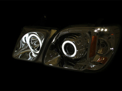 Anzo 1998-2007 Lexus Lx470 Projector Headlights w/ Halo Black (CCFL)