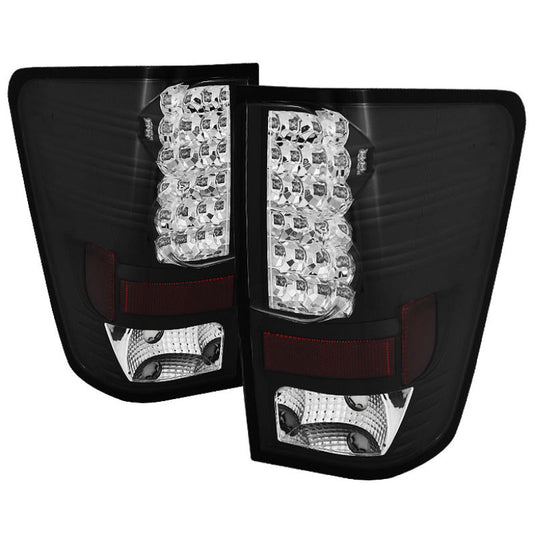 Spyder Nissan Titan 04-14 LED Tail Lights Black ALT-YD-NTI04-LED-BK 5070067