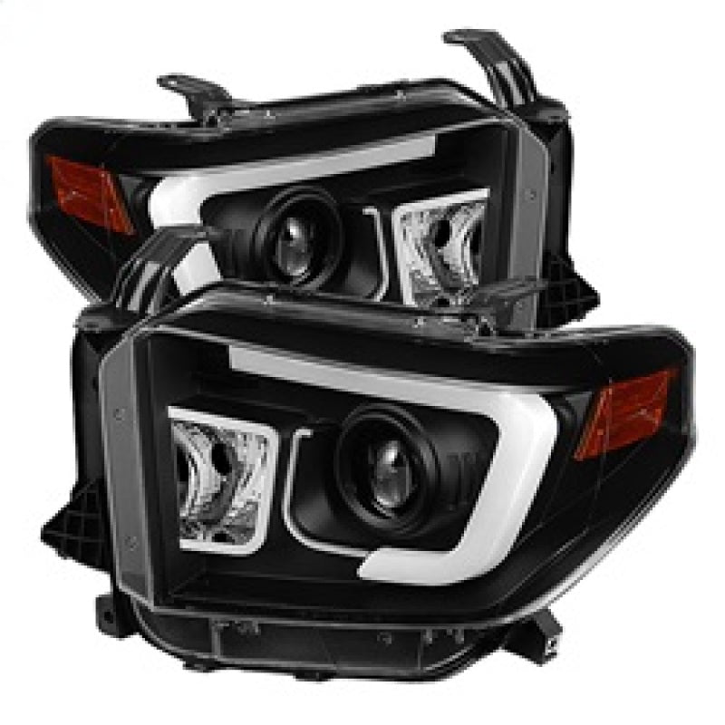 Spyder Toyota Tundra 2014-2016 Projector Headlights Light Bar DRL Black