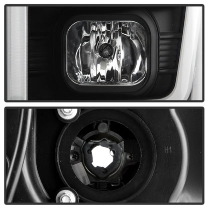 Spyder Ford F-250/350/450 08-10 V2 High-Power LED Headlights-Switch Back-Black