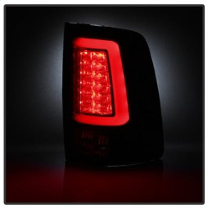 Spyder 09-16 Dodge Ram 1500 Light Bar LED Tail Lights - Black Smoke