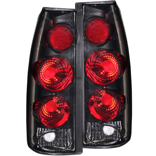Anzo 1999-2000 Cadillac Escalade Taillights Dark Smoke 3D Style