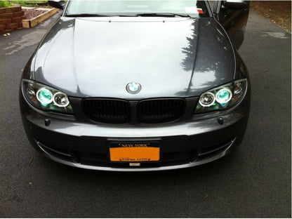 Spyder BMW E87 1-Series 08-11 Projector Headlights LED Halo Black High H1 Low H7 PRO-YD-BMWE87-HL-BK 5008985