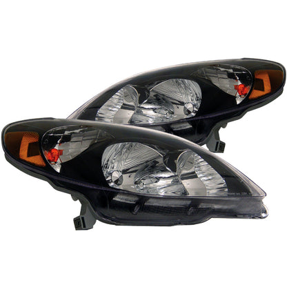 Anzo 2003-2008 Toyota Matrix Crystal Headlights Black