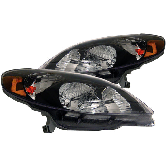 Anzo 2003-2008 Toyota Matrix Crystal Headlights Black