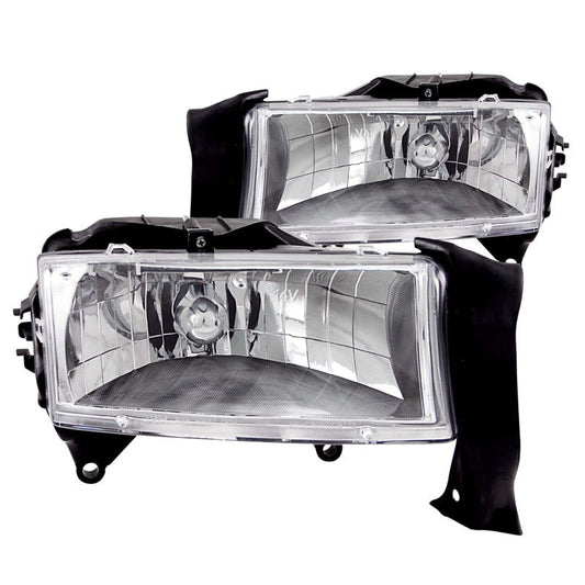 Anzo 1997-2004 Dodge Dakota Crystal Headlights Chrome