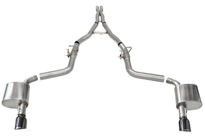 Corsa 15-21 Charger SRT/Hellcat/Redeye 2.75in Valved Catback DRE w/ Single 4.5in Blk PVD