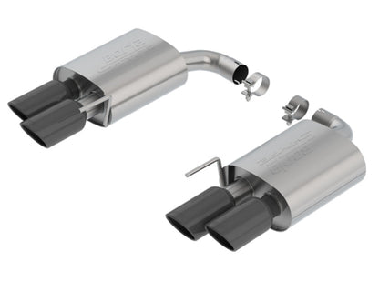 Borla 18-19 Ford Mustang GT 5.0L 2.5in S-Type Exhaust w/o Valves (Rear Section Only) - Black Chrome 11953BC