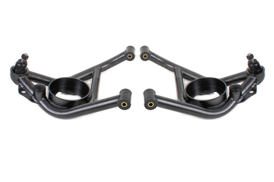 BMR Suspension BMR 70-81 Chevrolet Camaro A-Arms Lower Delrin Bushings Std Ball Joint - Black Hammertone AAL321H