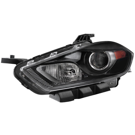 SPYDER xTune Dodge Dart 13-15 Driver Side Projector Headlight -OEM Left - Black HD-JH-DDART13-HID-OE-L 9035135