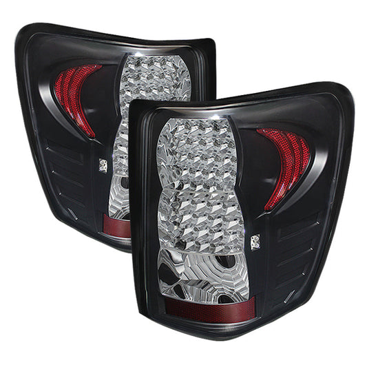 SPYDER Xtune Jeep Grand Cherokee 99-04 LED Tail Lights Black ALT-JH-JGC99-LED-BK 5073433