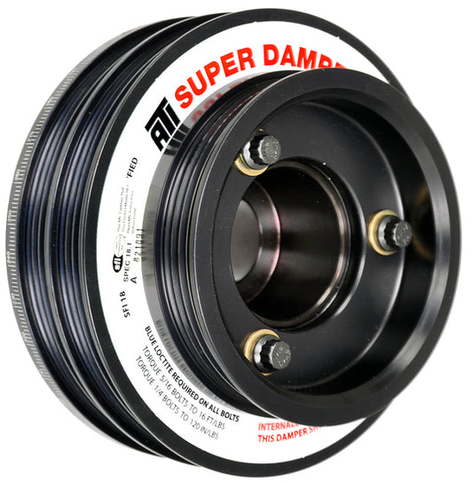 ATI Damper - 5.67in - Alum - (2) 4 Grv - Nissan RB26 - R33 34 - 1Pc