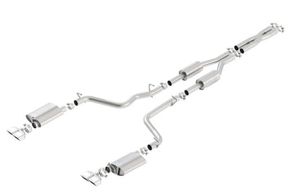 Borla 09-14 Dodge Challenger R/T 5.7L RWD 2Dr. 2.5in. ATAK CB Exhaust - Dual Split Rear Exit 140708