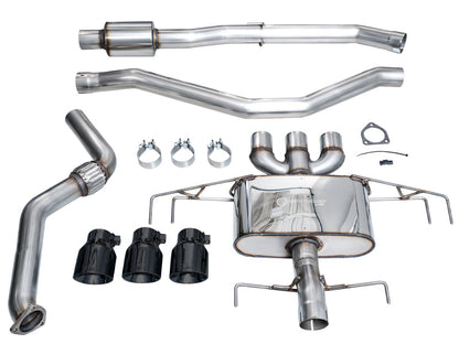 AWE Tuning 2024 Acura Integra Type S DE5 FWD Touring Edition Exhaust w/ Triple Diamond Black Tips 3015-53335