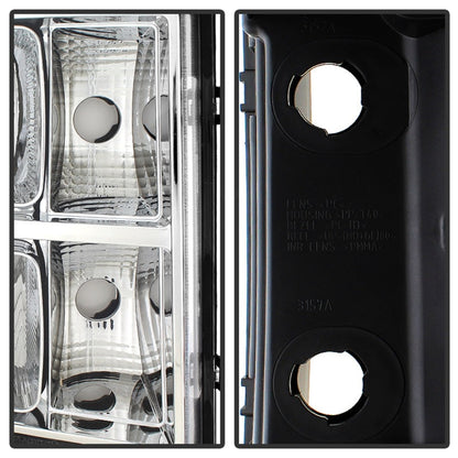 SPYDER Xtune GMC Sierra 07-13 Crystal Headlights Chrome HD-JH-GSIE07-AM-C 9034756