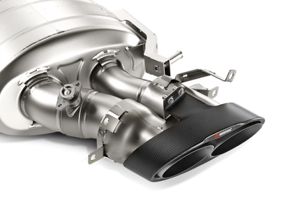 Akrapovic 14-17 Audi RS7 Sportback (C7) Evolution Line Cat Back (Titanium) w/ Carbon Tips S-AU/TI/4H