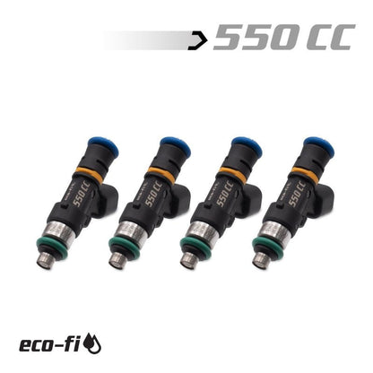 BLOX Racing Eco-Fi Street Injectors 550cc/min Honda K Series (Set of 4) Bxef-06514-550-4