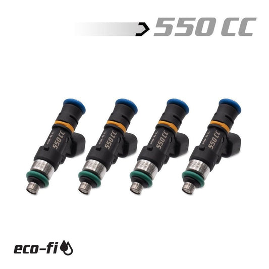 BLOX Racing Eco-Fi Street Injectors 550cc/min Honda K Series (Set of 4) Bxef-06514-550-4