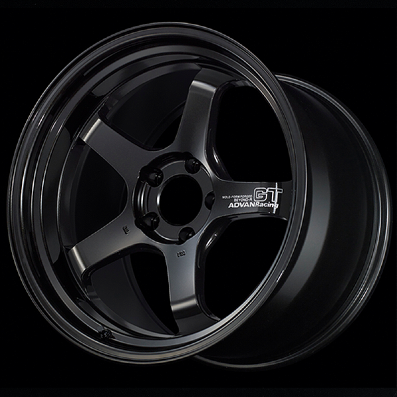 Advan GT Beyond-R 18X9.5 / +45 Offset / 5x120 BC / 72.5mm Bore / Racing Titanium Black YAQC8J45WTB