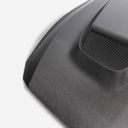 Anderson Composites 2024 Ford Mustang Type-GTD Double Sided Carbon Fiber Hood AC-HD24FDMU-GTD-DS