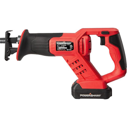 PowerSmart Cordless Reciprocating Saw with 20V 2.0Ah Battery and Charger for