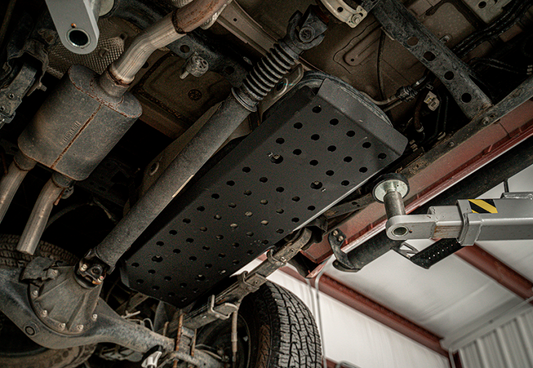 Cali Raised LED Cali Raised 05-23 Dcsb / Ac Toyota Tacoma Fuel Tank Skid Plate - Steel / Powder Coat CR3655