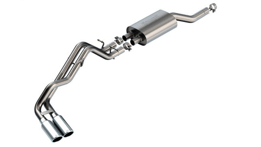 Borla 2024+ Ford Ranger XLT S Type Catback System - Chrome Tip 140975