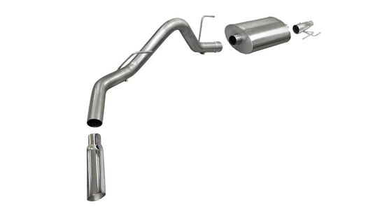 Corsa Performance 11-13 Ford F-150 EcoBoost 3.5L V6 Polished Sport Cat-Back — 0W2KH