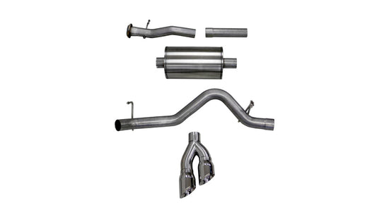Corsa Performance 17 Chevy Colorado 3.6L Extended Cab/ Long BedSport Cat-Back System Sin