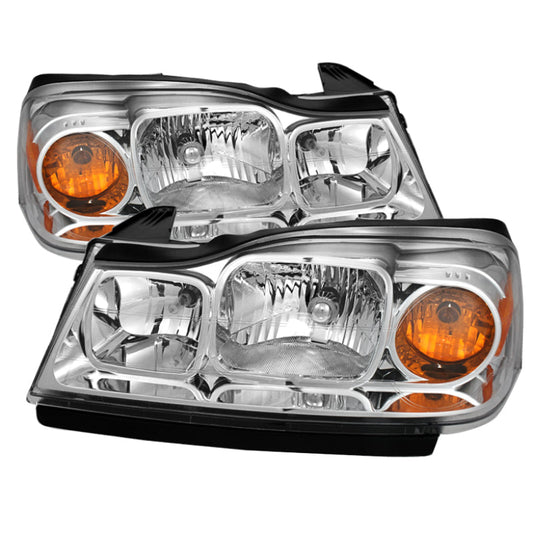 SPYDER Xtune Saturn Vue 06-07 Crystal Headlights Chrome HD-JH-SVUE06-AM-C 9024047