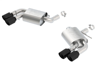 Borla 16-18 Chevy Camaro V8 SS AT/MT ATAK Rear Section Exhaust w/o Dual Mode Valves Ceramic Black 11921CB