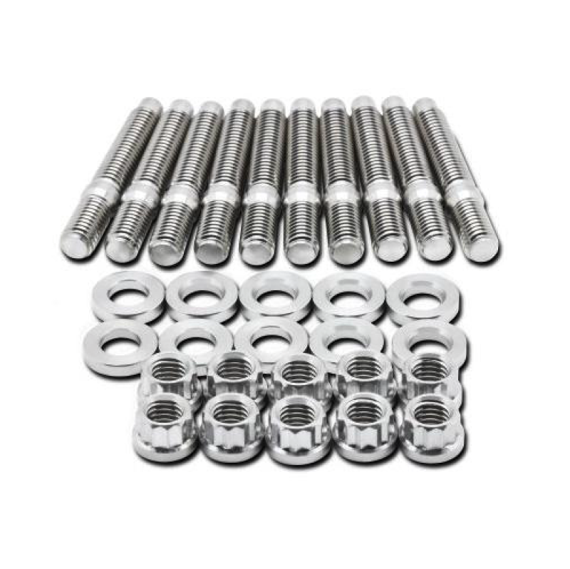 BLOX Racing Manifold M8x1.25x45mm Stud Kit 10-piece Bxfl-00307-10