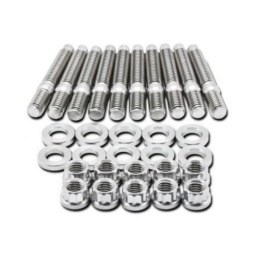 BLOX Racing Manifold M8x1.25x45mm Stud Kit 10-piece Bxfl-00307-10
