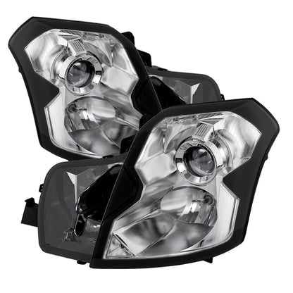 SPYDER Xtune Cadillac Cts 03-07 Crystal Headlights Halogen Model Only Chrome HD-JH-CCTS03-C 9023804