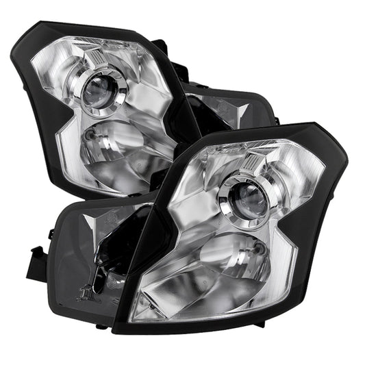 SPYDER Xtune Cadillac Cts 03-07 Crystal Headlights Halogen Model Only Chrome HD-JH-CCTS03-C 9023804