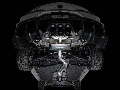 AWE Tuning 2024 Acura Integra Type S DE5 FWD Touring Edition Exhaust w/ Triple Diamond Black Tips 3015-53335