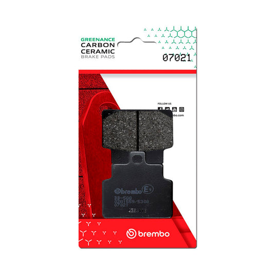 Brembo OE Aprilia Mojito/Aprilia Scarabeo/Aprilia Sr Carbon Ceramic Brake Pad - Front 07021