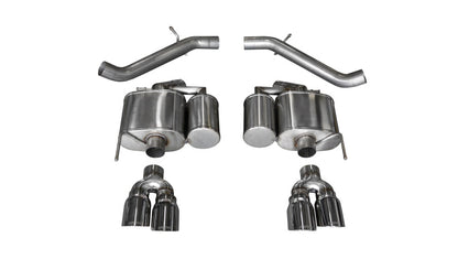 Corsa Performance 16-18 Cadillac Ats-V 3.6T 4in Polished Sport Axle-Back Exhaust