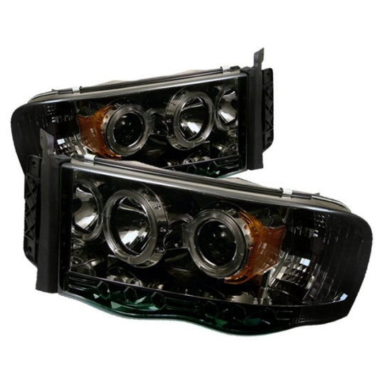 Spyder Dodge Ram 1500 02-05/Ram 2500 03-05 Projector Headlights LED Halo LED Smke PRO-YD-DR02-HL-SMC 5009999