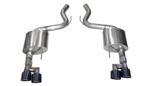Corsa 18-19 Ford Mustang 5.0L V8 3in Sport Axle-Back Dual Rear Exit w/ 4in Black PVD