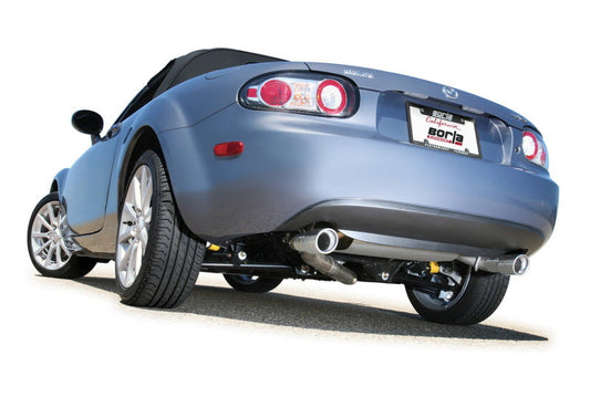 Borla 06-14 Mazda MX-5 Miata 2.0L RWD Twin-Tip Cat Back Exhaust 140169