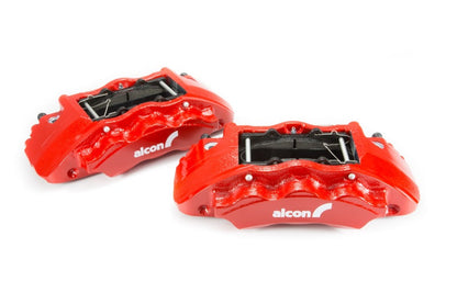 Alcon 2016+ Toyota Tacoma w/ 17in+ Wheels 352x30mm Rotors 6-Piston Red Calipers Front