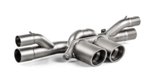 Akrapovic 2018 Porsche 911 GT3 (991.2) Slip-On Race Line (Titanium) w/o Tail Pipe Set S-PO/TI/8